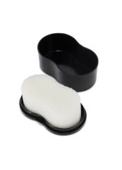 Shoe sponge SHOE CLEANER, view of the inside of the product on a white background.
