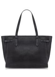 Black women's handbag with logo TOREC-0776-99(W23)-04