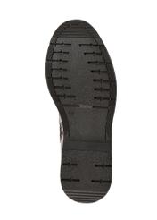 Men's brown leather ankle boots BUTYM-0517-89(Z25), product view from below on a white background.