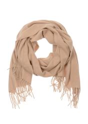 Beige women's scarf with OCHNIK logo SZADT-0146-82(Z24)-01