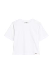 Short mercerized cotton T-shirt TSHDT-0147-11(Z25), front product view on white background.