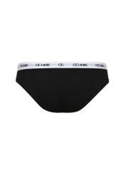 Set of women's panties in three colors ZESDS-0003-00(KS), front product view on white background.
