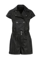 Women's short leather jumpsuit KOBDS-0001-5512(W21)-05