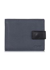 Small graphite leather men's wallet PORMS-0546-95(Z23)-01