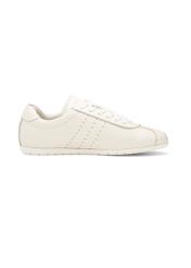 Cream leather women's shoes BUTYD-1261-0B(W26), side product view on white background.