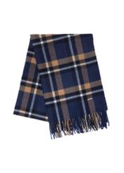 Men's winter scarf in check SZAMT-0079-69(Z24)-02