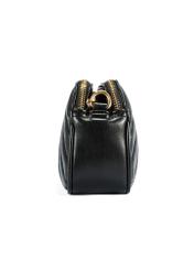 Small black women's handbag TOREC-1051-99(Z25), product visible sideways on a white background.
