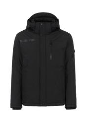 Black men's hooded jacket KURMT-0316-99(Z23)-04