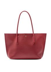 Red women's shopper bag TOREC-0938 B-41(Z 25), product view from the front on a white background.