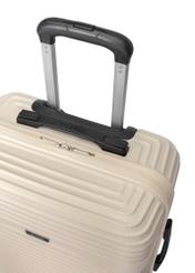 Medium suitcase on wheels WALAB-0040-0C-24(W26), close-up of the product handle on a white background.