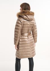 Women's down jacket with an envelope cut KURDT-0131-81(Z19)-05