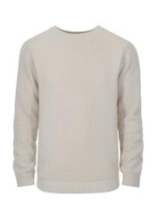 Men's beige sweater SWEMT-0140-81(Z23)-03