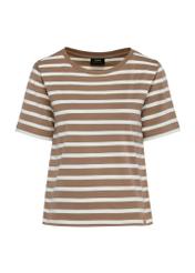 Women's striped T-shirt TSHDT-0136-82(W25)-01