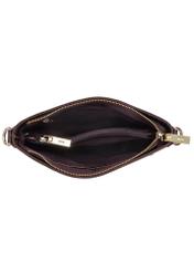 Women's leather shoulder bag croco TORES-0912-89(W23)-06