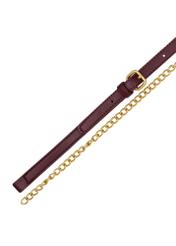 Burgundy small women's handbag TOREC-1285-4P(Z26) - product view from above, on a white background.