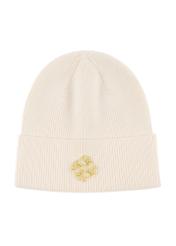 Women's cream winter hat CZADT-0172-16(Z23)-02