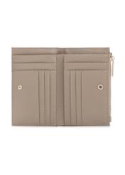 Medium beige women's wallet POREC-0428-1B(W26), product view inside on white background.