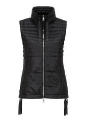 Black women's vest with straps KAMDT-0023-99(W23)-05