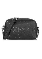 Black women's handbag with jet logo TOREC-0833-99(Z23)-01