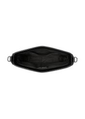 Black croco women's handbag TOREC-1262-9G(Z26), product view from above on a white background.