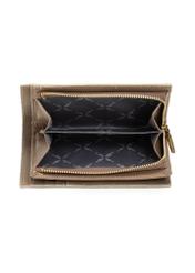 Medium women's leather wallet PORES-0970-86(Z25), product view inside on white background.