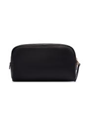 Black women's cosmetic bag TOREN-0347-99(W26), back view of the product on a white background.