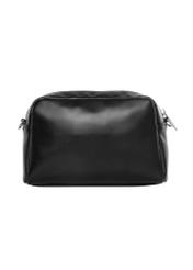 Women's shoulder bag in black TOREC-1342-99(Z26) - product view from the back, on a white background.