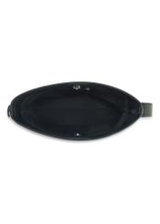 Black women's shoulder bag TOREC-1093-99(Z25) - top view of the product on a white background.