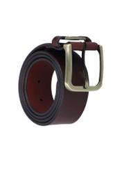 Men's brown leather belt PASMS-0273-1I(Z26)