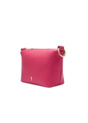 Small fuchsia women's handbag TOREC-0882-5E(W26) - diagonal product view, on a white background.