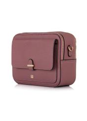 Women's messenger bag in dark pink TOREC-0405B-32(Z24)-02