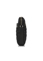 Quilted black women's handbag TOREN-0284-99(W24)-04