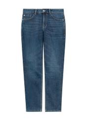 Navy blue men's jeans JEAMT-0022-17(Z25), product view from the front on a white background.