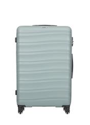 Large suitcase on wheels WALAB-0081-8F-28(W26), front view of the product on a white background.