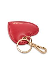 Heart-shaped leather keychain BRELOK-0218-42(Z25)