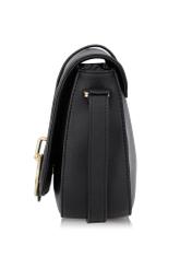 Women's black postbag with logo TOREC-0627B-99(W24)-04