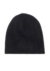 Classic black men's winter cap CZAMT-0046A-99(Z24)