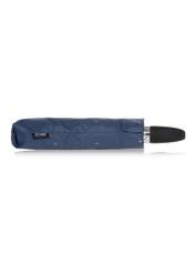 Women's folding umbrella in navy blue PARSD-0012-61(W24)-02