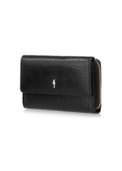 Two-compartment large leather women's wallet PORES-0814-99(Z24)-03