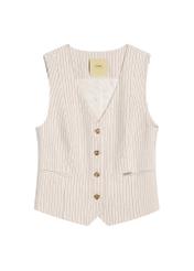 Women's viscose vest KAMDT-0037-0P(W26) - front product view, on white background.