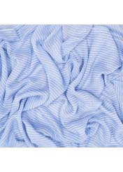 Women's blue and white striped scarf SZADT-0175-62(W24)-02