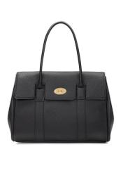 Black large women's handbag TOREC-1139-9I(W26), front product view on white background.