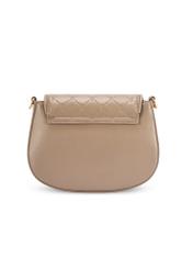 Beige women's messenger bag TOREC-1179-1P(W26), back view of the product on a white background.