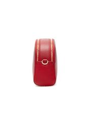 Small red women's handbag TOREC-0036E-42(Z25), side product view on white background.