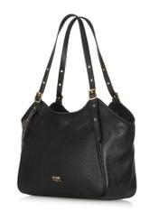 Black leather large women's handbag TORES-1042-99(Z24)-02