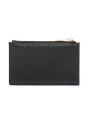 Medium black women's wallet POREC-0428-99(W26), back product view on white background.