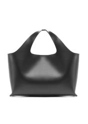 Black leather women's handbag TORES-1139-99(Z25), product view from the back on a white background.