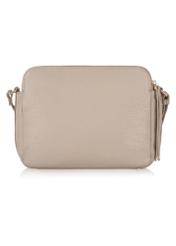 Beige leather women's handbag TORES-1057-80(Z24)-04