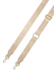 Beige large women's bag TOREN-0345-1A(W26) - product view from above, on a white background.