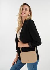 Beige women's shoulder bag TOREC-0205E-80(W25)